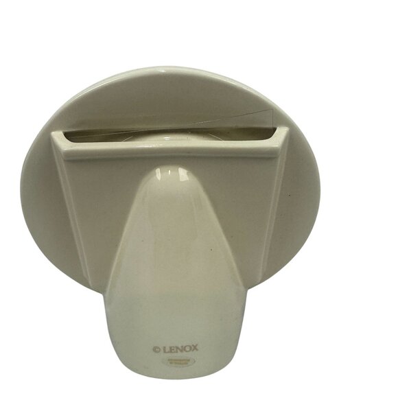 Lenox Ivory Porcelain China Wall Mount Razor Blade Holder Bathroom Accessory Vtg - Picture 2 of 5